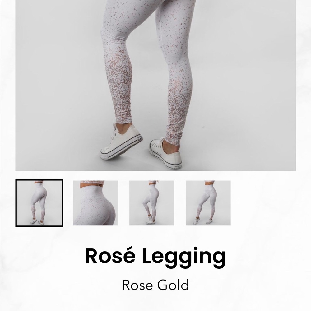 Buffbunny rose leggings